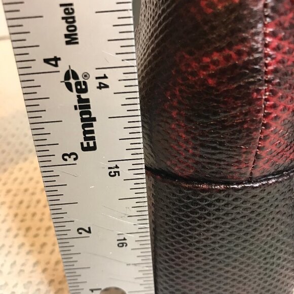 Franco SARTO BRYNN BORDEAUX LIZARD PRINT ANKLE BOOTS SIZE 7.5 - Picture 6 of 7